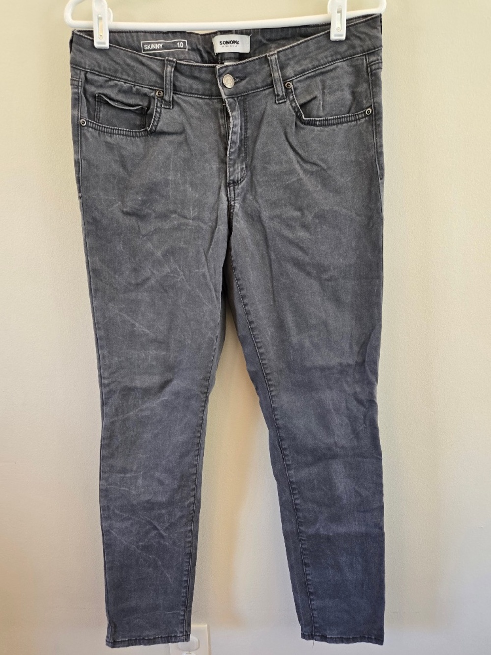 3/$20 Sonoma Goods For Life Washed Gray Skinny Jeans/Pants